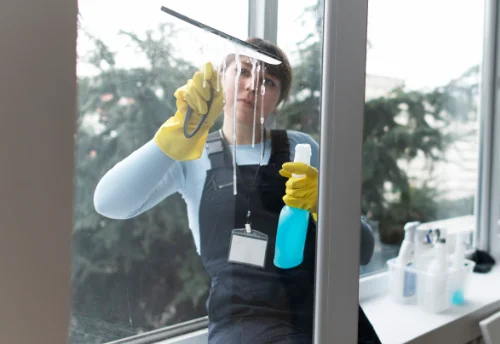 Nettoyage de vitres intérieures et extérieures à Sainte-Colombe-de-la-Commanderie
